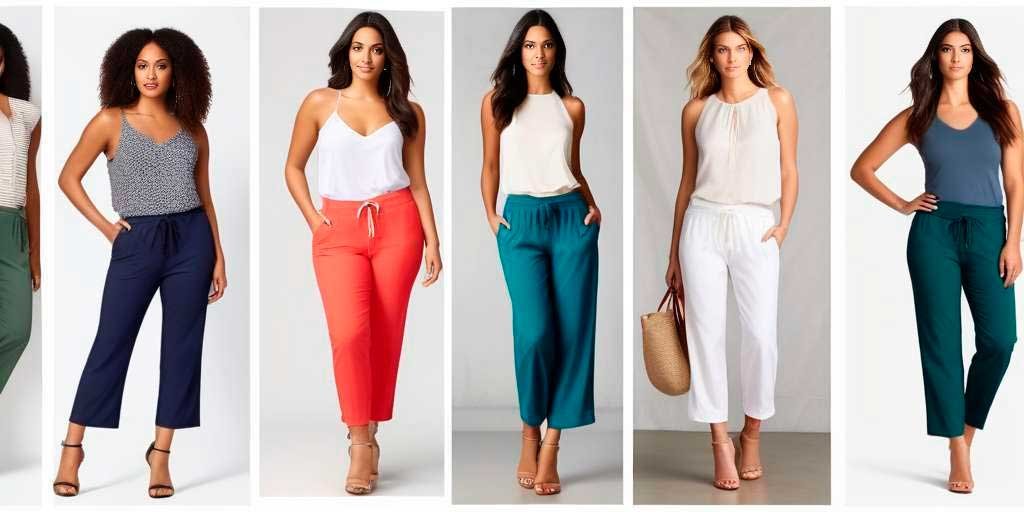Pantalones capri para mujer