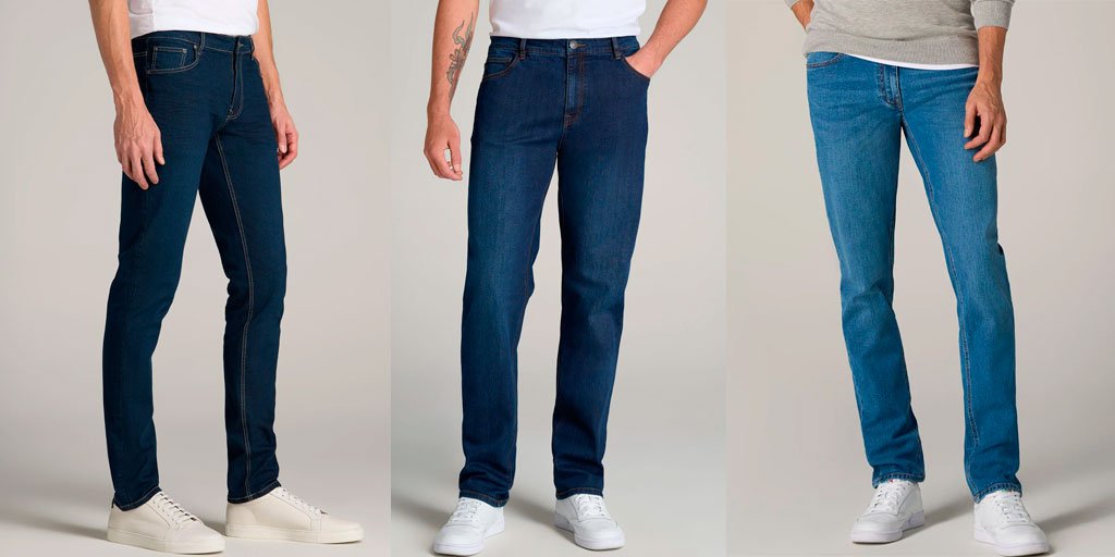 Pantalones largos para hombres altos